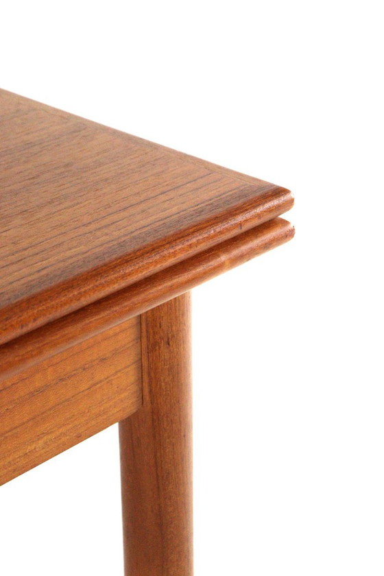 Vintage Danish Rectangular Extendable Teak Dining Table Restored – Wood (photo 4 of 15)