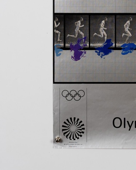 Olympische Spiele München 1972 – Affiche olympique vintage originale de Shusaku Arakawa – Moderne – 101 x 64 (photo 8 of 8)