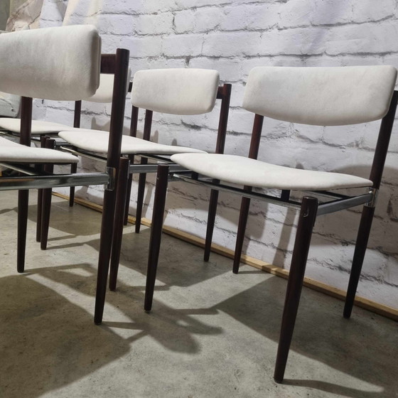 Image 1 of Sedie da pranzo vintage di C. Denekamp per Thereca, anni '60, set di 4