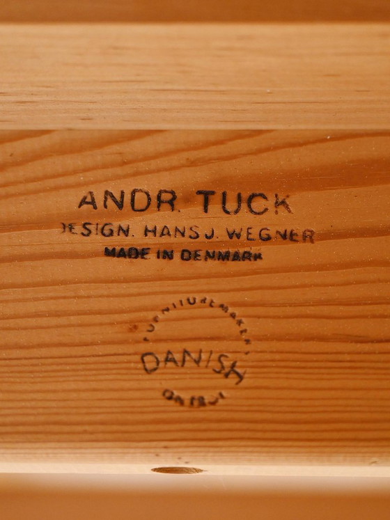 Image 1 of Ausziehbarer Esstisch Modell „AT 312“ von Hans J. Wegner