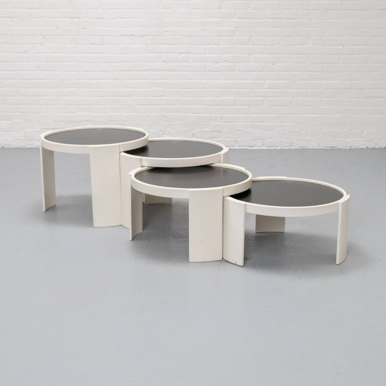 Image 1 of Cassina 780/783 Nesting Tables Gianfranco Frattini '70s