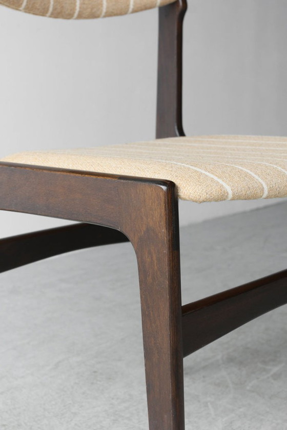 Image 1 of Seis sillas de comedor de teca de Erik Buch para Anderstrup Møbelfabrik, años 60