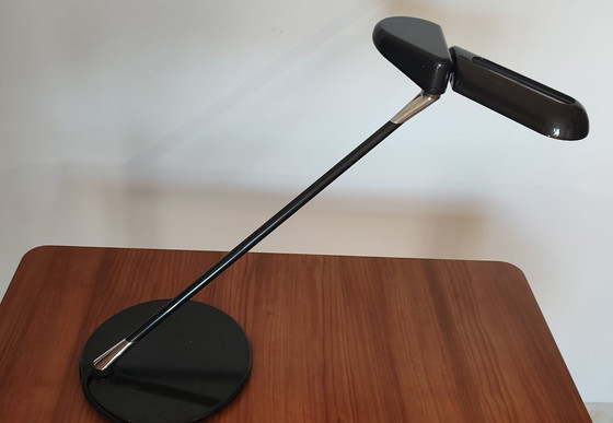 Image 1 of Iconic "Ring" (A400) Table Lamp by Bruno Gecchelin for Arteluce – Made in Italy, 1980s