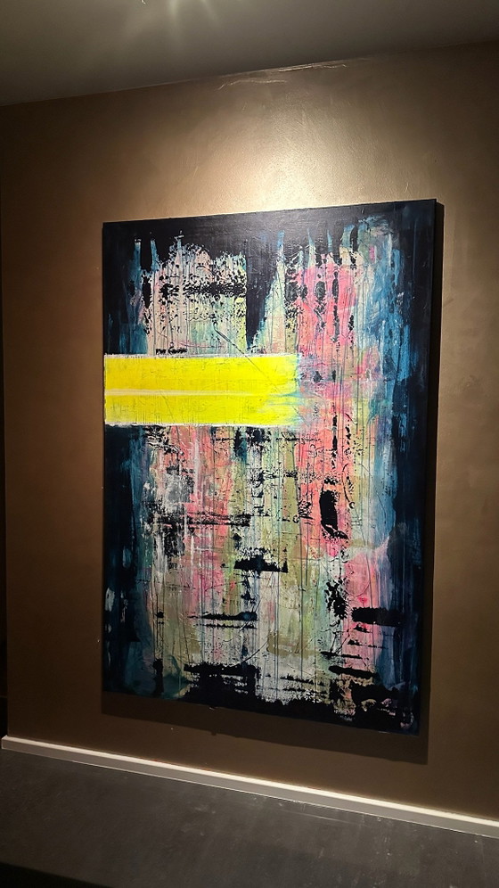 Amari Contemporary (Un)connected series XL, Paintings & Drawings, Canvas, Black (photo 3 of 5)