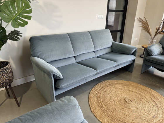 Image 1 of Leolux Bora beta complete set blue gray