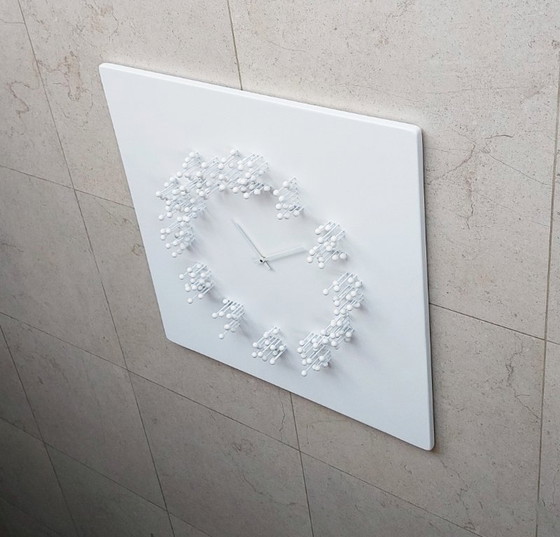 Image 1 of Reloj de pared ilusionista "MOCAP" / escultura de pared