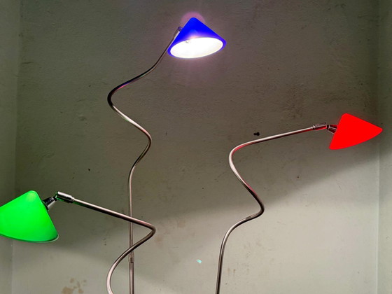 Image 1 of Lampadaire vintage Pola Design Amstelveen 