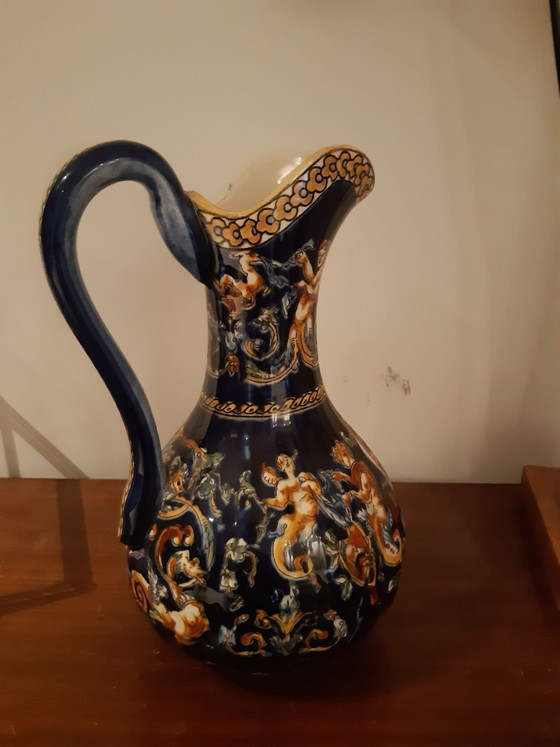 Vintage Gien Vase – Ceramic (photo 3 of 6)