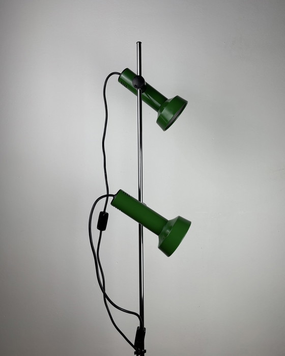 Image 1 of Vintage Floor Lamp by Goffredo Reggiani Italy Space Age 1970s, Adjustable Lamp, Mid Century Modern, 70s Industrial, Spot light