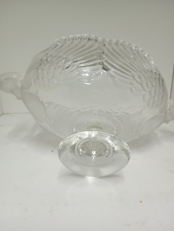 Image 1 of Frutero de cristal art déco Walther & sons