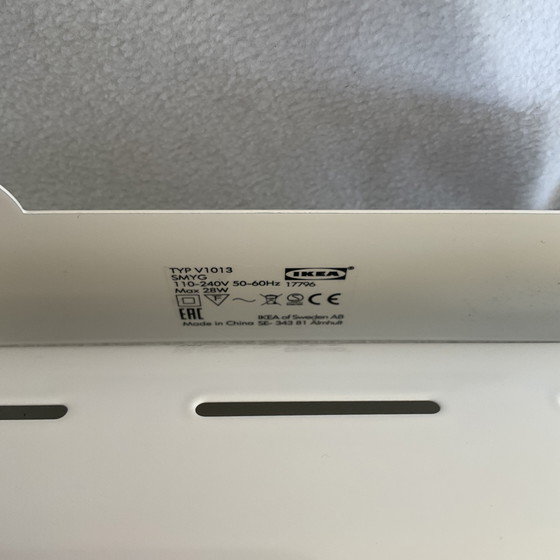 Image 1 of Witte wandlamp Ikea