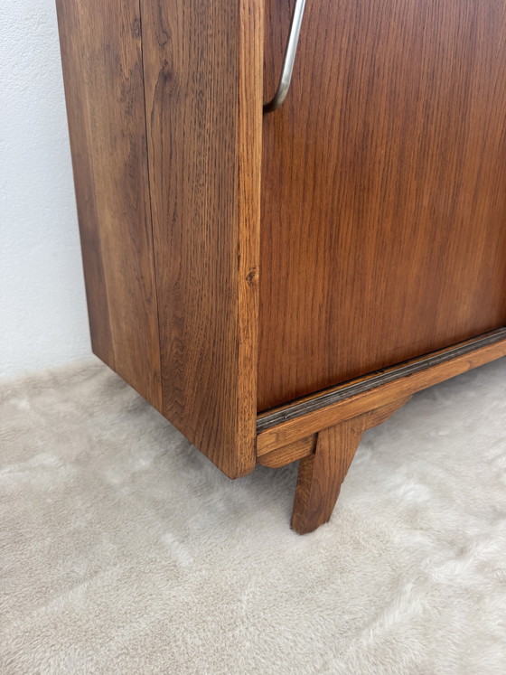 Image 1 of Niedriges Sideboard mit Schiebetüren, 1960er Jahre