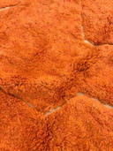 Moroccan Mrirt Rug Handmade Wool 3x2m Custom Rug Orange Berber Rug Luxury Thick Wool
