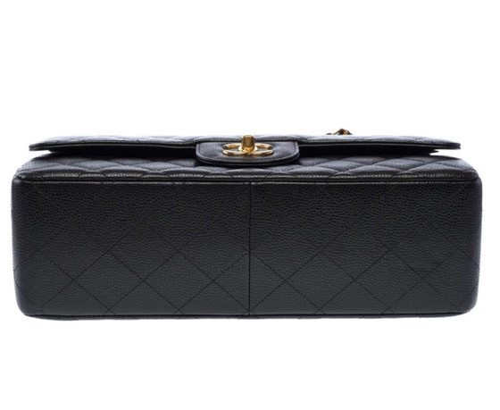 Image 1 of Sac CHANEL Timeless/Classique en Cuir Noir - 103468
