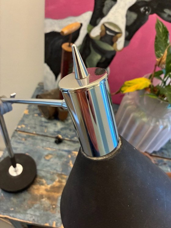 Vintage Stilux Milano Desk lamp, 1960s / Mid-Century – Metal, Chrome (photo 2 of 12)