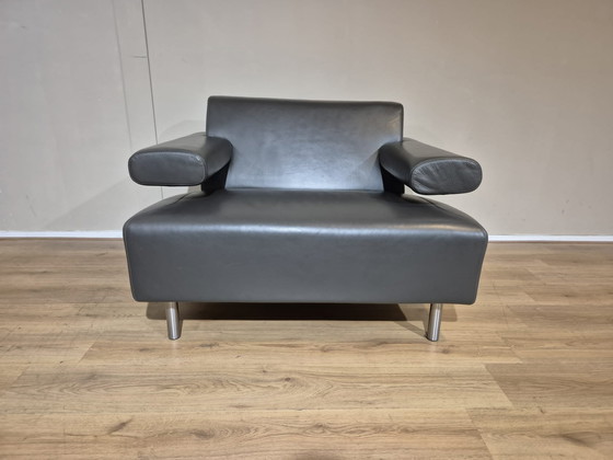 Image 1 of Havee Cloak - Loveseat - Anthrazit - Leder - Design - ZGAN