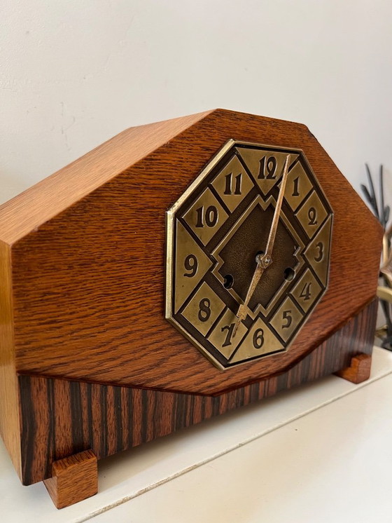 Image 1 of Timeless Art Deco clock (A'dam school style)