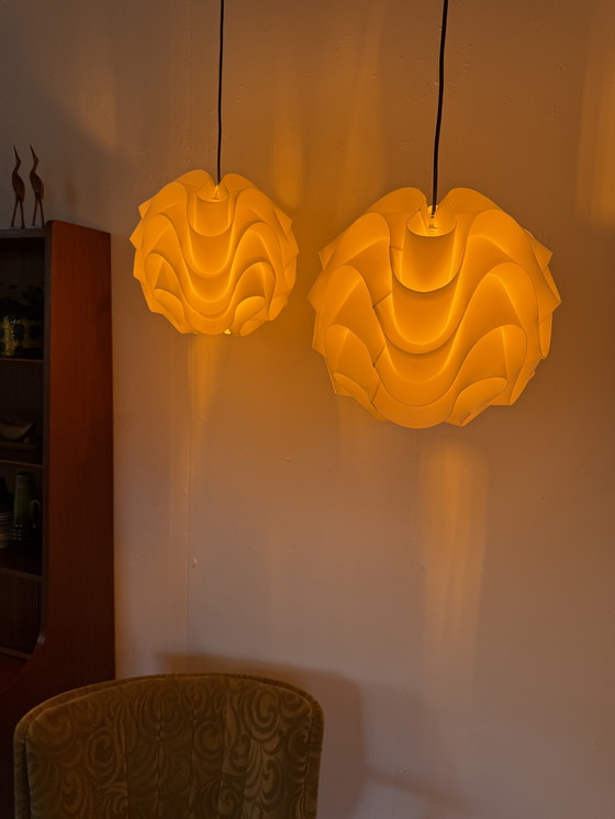 Image 1 of 2x lampade a sospensione vintage modello Le Klint 172, Poul Christiansen '70
