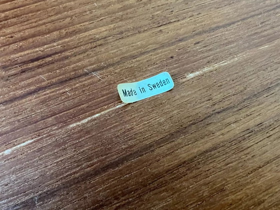 Image 1 of Carrello da portata in teak anni &#39;60 e &#39;70 Carrello da portata in corda Jie Gantofta Svezia anni &#39;60