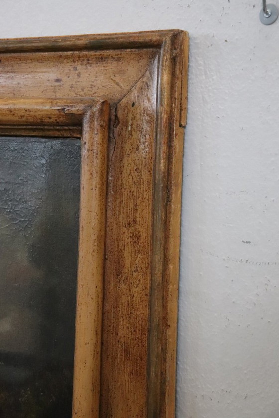 Image 1 of Still Life with Flowers, Antique Oil on Canvas, Italy 18th Century