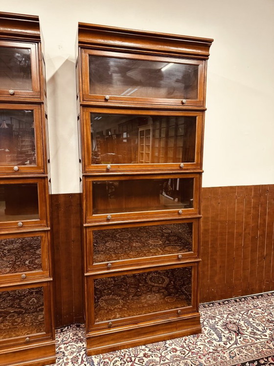 Klassiek Engelse Globe Wernicke Boekenkast – Boekenkasten, Glas, Hout (photo 10 of 10)