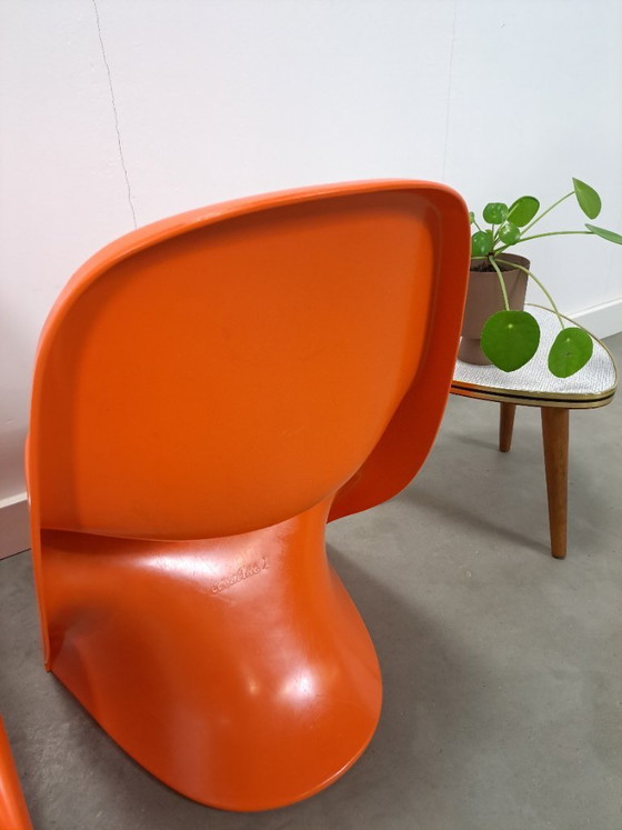 Image 1 of Seggiolone Casalino I in plastica arancione