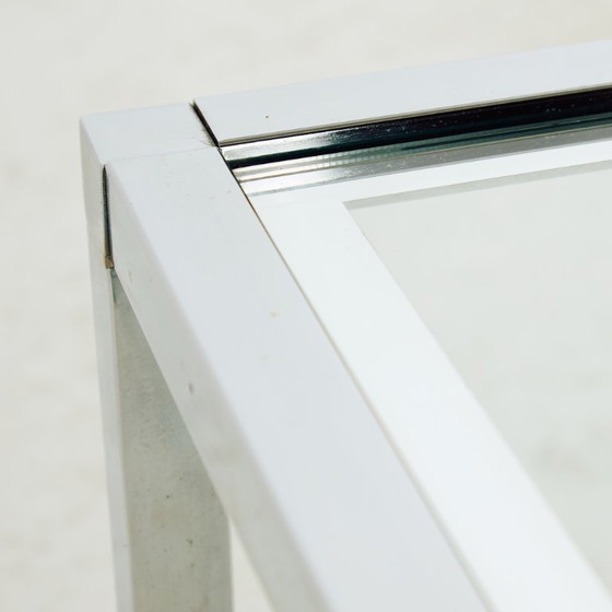 Image 1 of MK9545 Chrome and glass coffee table