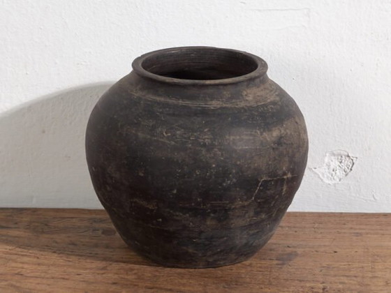 Vase en céramique ancien style wabi sabi (c.1900) #4 – Ceramic (photo 24 of 28)