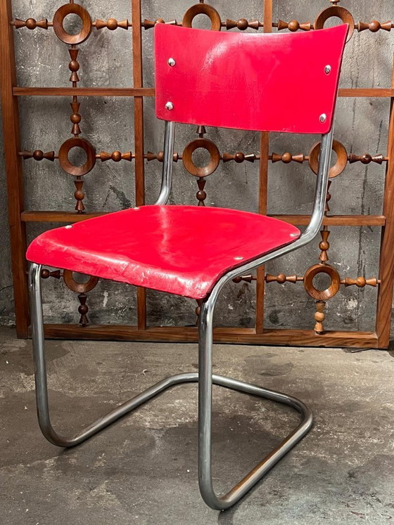 Image 1 of 1/2 Sillas voladizas Art Déco Bauhaus Kovona Mart Stam