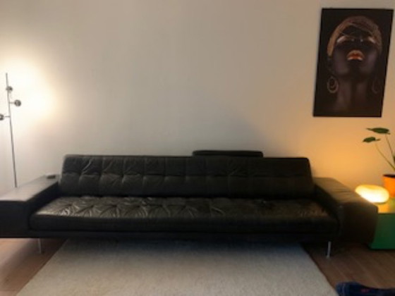 Image 1 of 4-seater leather sofa