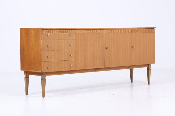 Image 1 of Vintage Sideboard années 60 | Mid Century TV Board avec tiroirs & compartiments Rétro Bois Rangement #04-53