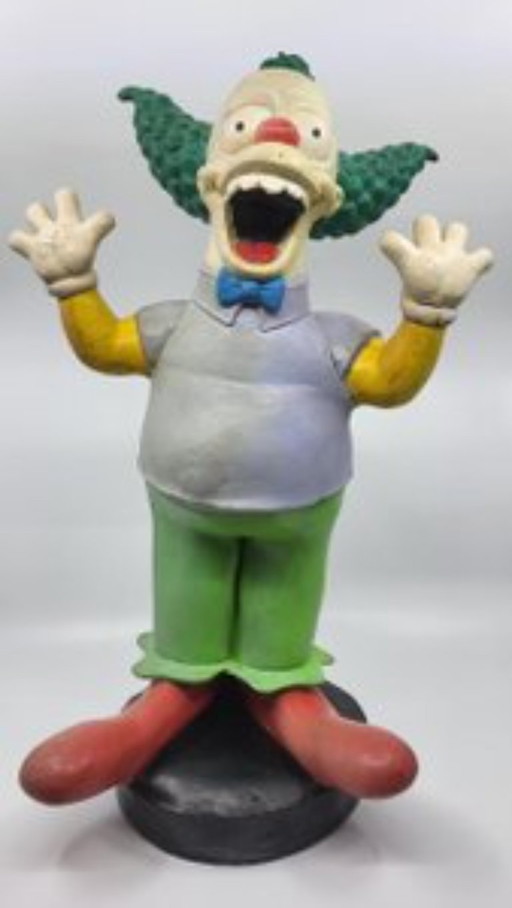 The Simpsons Krusty the Clown latex figurine