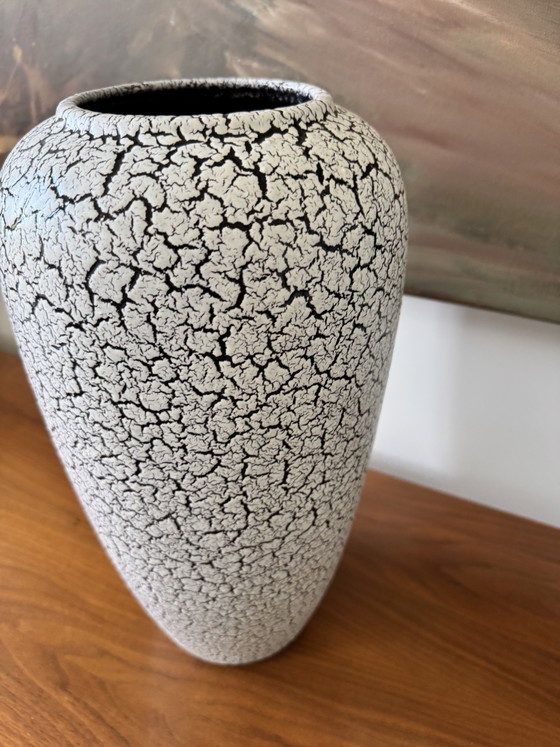 Image 1 of Vase de sol XXL, 41 cm de haut, Jasba, Lava, grand vase, milieu du XXe siècle