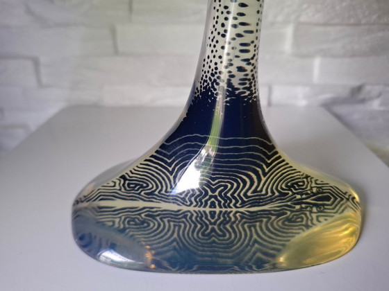 Image 1 of Signée XL Flamingo par Abraham Palatnik, Lucite années 1970