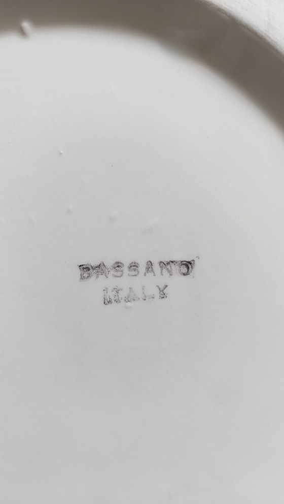 Image 1 of Colonna portavasi italiana con vaso coordinato in rosa madreperla