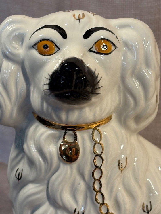 Beswick Staffordshire-spaniëls. Model 1378-3 (26 cm, Set van 2) – Decoratieve objecten, Ceramic (photo 11 of 14)