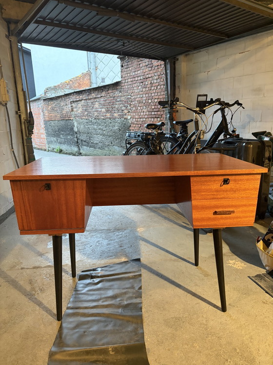 Bureau vintage – Bureaux, Metal, Wood (photo 2 of 6)