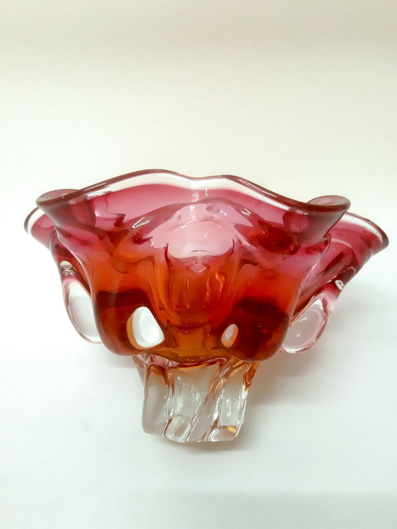 Image 1 of Ciotola colorata di Josef Hospodka / vetreria Chribská 