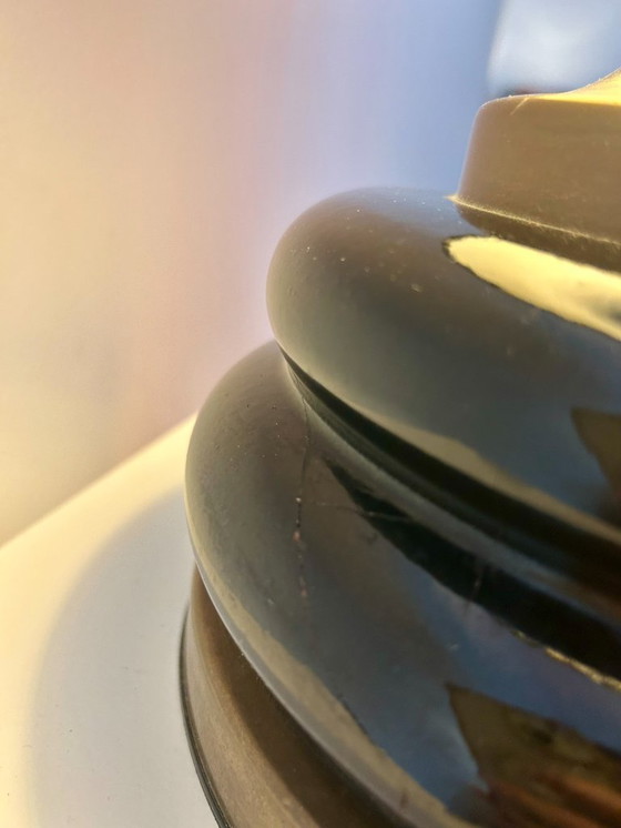 Image 1 of Set of two Mid Century table lamps - restored with new shade and cable