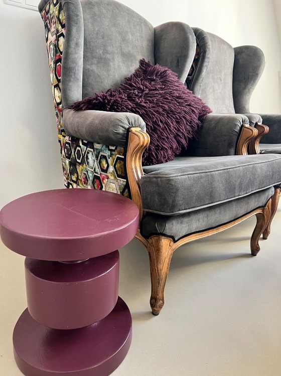 Wingback Chairs (2), Hotel Chique, Backside Fabric Designers Guild – Armchairs, Textile, Velvet (photo 10 of 10)