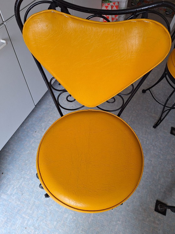Set da pranzo vintage in ferro battuto per interni ed esterni – Set da giardino, Metallo (photo 12 of 14)