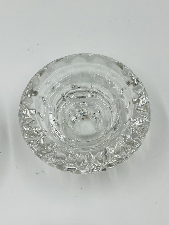 Image 1 of Set aus 4 Bolsius France Kristallleuchtern aus den 1970er Jahren