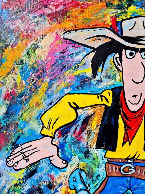 Image 1 of Jovan Srijemac (1962) - Lucky Luke vs Color Storm
