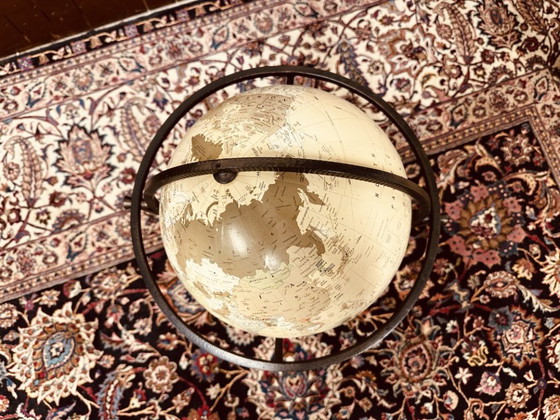 Beautiful Globe on wrought iron stand – Decorative Objects, Wood (photo 5 of 6)