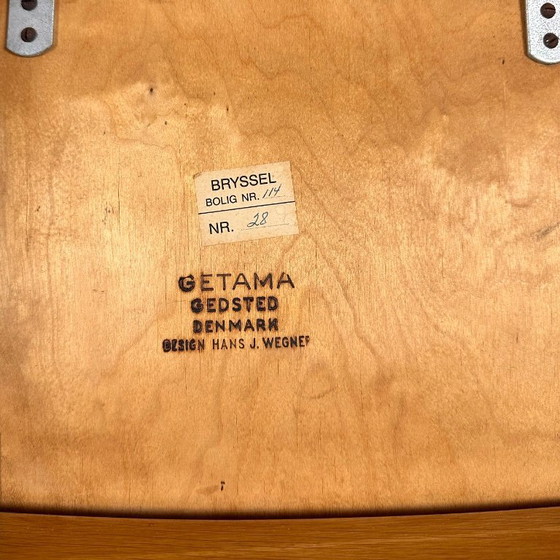 Image 1 of Vintage GE525 chair by Hans Wegner for Getama