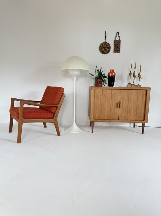 Vintage ‘Trixel’ Mushroom Vloerlamp, Lyfa Denemarken ‘70 – Vloerlampen, Metal, Plastic (photo 12 of 13)