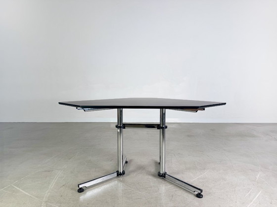 Image 1 of Original USM Haller corner desk Kitos M Plus black oak
