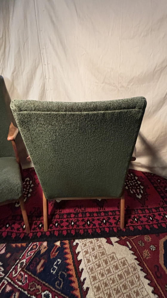 Image 1 of Mid-century Deens design dames en heren fauteuil 