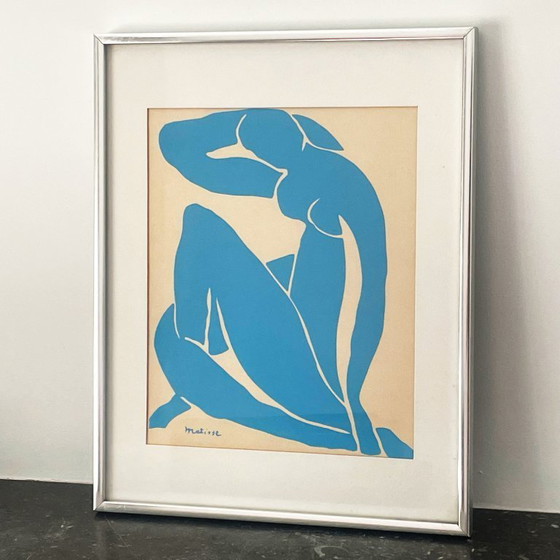 Image 1 of Vintage Henri Matisse Blue Nude II Framed Print