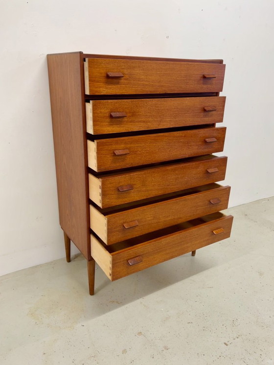 Image 1 of Cassettiera in teak di Poul Volther, anni '50.